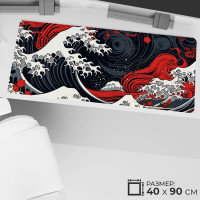 Коврик для мыши Простые решения Большой коврик для мышки ПК, XXL, разноцветный