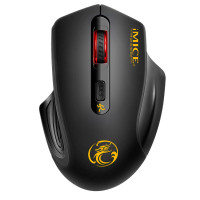 Мышь беспроводная I MICE бесшумная, беспроводная мышь-mous4-1G, черный