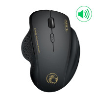 Игровая мышь беспроводная Игровая мышь беспроводная мышь компьютерная USB 2.4G 6 кнопок Эргономика компьютерная мышь С клавишами вперед и назад, черный