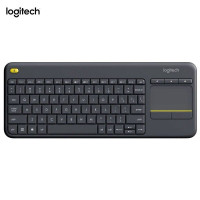 Игровая клавиатура беспроводная Logitech Logitech K400Plus TV, Английская клавиатура, черный