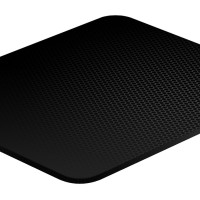 Коврик для мыши Cactus Black Mesh, черный, 250x200x3 мм