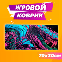 Игровой коврик для мыши Game Boninio GB-BK-HB011, XXL, разноцветный
