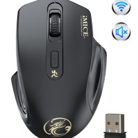 мышь беспроводная USB мышка компьютерная бесшумная мышки для пк ноутбука, 2000dpi,Эргономика, энергосбережение