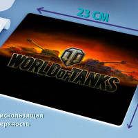 Игровой коврик для мыши Freesub WoT (Танки: №15), L, разноцветный