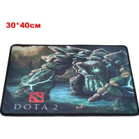 Игровой коврик для мыши 400х300 мм/игровая поверхность компьютерный коврик/ водонепроницаемый / компьютерный большой игровой коврик для мыши, L, черный