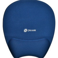 Коврик для мыши Оклик OK-RG0580-BL, темно-синий, 245x220x24 мм