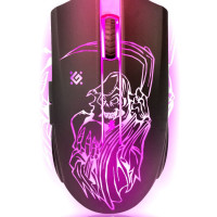 Игровая мышка для компьютера Defender Ghost оптика 6 кнопок 3200 dpi