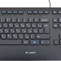 Клавиатура проводная Logitech Comfort K280E, Российская клавиатура, черный