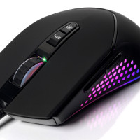 Мышь игровая Gembird MG-770, 3200DPI, с регулируемой подсветкой, армированный кабель 1.8 м