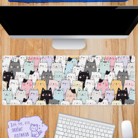 Большой игровой коврик для мышки Котята 80х30 для компьютера ноутбука и макбука отличный подарочный сувенир коврик для мыши или ковер под мышь геймерам мужчинам женщинам детям и коллегам по работе