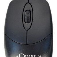 Мышь проводная PS/2 - круглый разъём! - Aquarius AQ-603-PS2 чёрная
