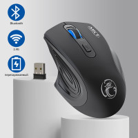 беспроводная мышь эргономика мышь Bluetooth, бесшумная аккумуляторная компьютерная мыши для ноутбука ПК