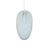 Мышь проводная PS/2 - круглый разъём! - Chicony MSO0502 белая (брендирована Kraftway)