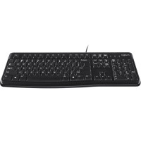 Клавиатура проводная Logitech K120, черный