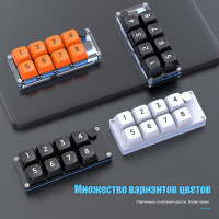 Клавиатура проводная 8-Keyboard, Российская клавиатура, черный