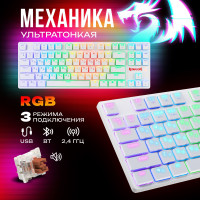 Беспроводная механическая клавиатура для компьютера Redragon Anubis RGB (80%)