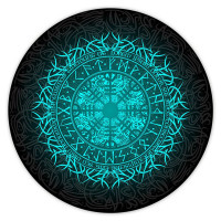 0873 Коврик для мышки компьютерной маленький Крест непобедимости