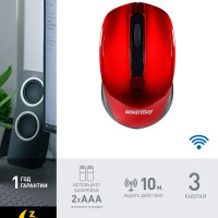 Мышь беспроводная Smartbuy ONE 332AG (SBM-332AG-R), красный