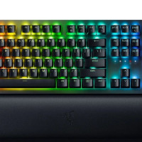 Игровая клавиатура проводная Razer Huntsman V2, (Clicky Optical Purple), Российская клавиатура, черный