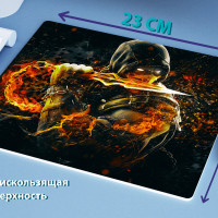 Игровой коврик для мыши Freesub Mortal Kombat (Мортал Комбат: №17), L, разноцветный