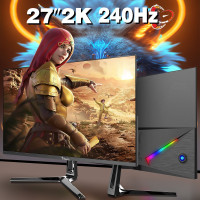 27" Монитор tiansu Компьютерный монитор 27'' 2k 240гц, черный матовый