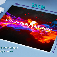 Игровой коврик для мыши Freesub CS GO (КС ГО: №12), L, разноцветный