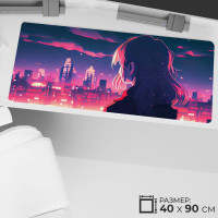 Коврик для мыши Простые решения Большой коврик для мышки ПК, XXL, разноцветный