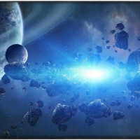 Коврик для мыши игровой JETACCESS Panteon GP-42AL DEEP SPACE большая (покрытие Accurate, 800x350x3мм)