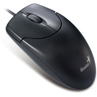 Мышь проводная Genius NetScroll 120 V2 (31010018400), оптическая, разрешение 1000 DPI, черный