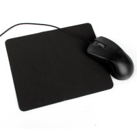 Коврик для мыши FORZA PLUS коврик противоскользящий, 18х22 см, резина, полиэстер, M, черный