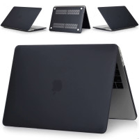 Чехол-накладка пластиковая для MacBook Pro Retina 15 2012 2013 2014 2015, (Модель: A1398), Черный матовый