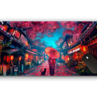 Коврик для мышки, Компьютерный коврик для мыши и клавиатуры Цветение сакуры на весь стол, большой игровой коврик для мышки Аниме, 60 на 30 см