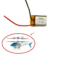 Аккумулятор для вертолета Syma S105, S107, S107G, S109, S111, MJXRC, s977/s009, Wltoy v319, 1S, 3,7 в, 150 мАч, литий-полимерная батарея