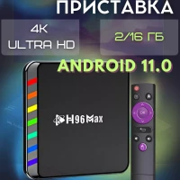 СмартТВ приставка 4K ULTRA HD H96max