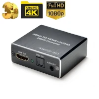 Аудиоэкстрактор с HDMI 4K на 2K, AUX, SPDIF, 5.1CH/2CH/PASS 