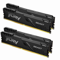 Оперативная память Kingston Fury Beast Black DDR4 3600 МГц 28800 Мб/с 4x8 ГБ (KF436C18BBK2)