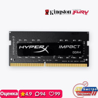 Оперативная память Kingston Fury 8 ГБ DDR4 3200 МГц Ноутбук 1x8 ГБ (HX432S201B2/8)