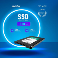 128 ГБ Внутренний SSD-диск SmartBuy Splash (SSD SBSSD-128GT-MX902-25S3)