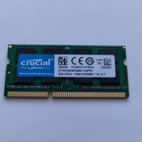 Оперативная память Crucial 1.5в DDR3 4 ГБ 1066 MHz SO-DIMM PC3-8500 1x4 ГБ (CT102464BF850n)