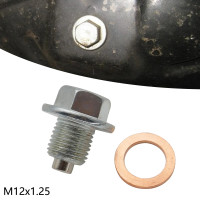 M12 * 1,25 мм Магнитная фотомагнитная масляная пробка для слива масла, магнитная масляная пробка, гайка, болт двигателя для Toyota Nissan