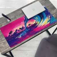 Игровой коврик для мыши RSQ Jacquard, XXL, бордовый