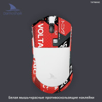 Игровая мышь беспроводная Darmoshark M3 white, белый, красный