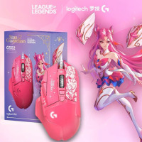 Игровая мышь проводная Logitech G G502 HERO K/DA, красный