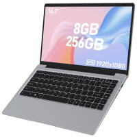 14" Ноутбук DD169, Intel Celeron J4105 (1.5 ГГц), RAM 8 ГБ, SSD 256 ГБ, Intel UHD Graphics 600, Windows Pro, Российская клавиатура