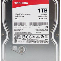 1 ТБ Внутренний жесткий диск Toshiba P300 3.5" 7200 (HDWD110UZSVA)