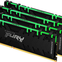 Оперативная память Kingston Fury Renegade RGB DDR4 3200 МГц 4x16 ГБ (KF432C16RB1AK4/64)