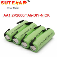 74/5000 10000 AA 1,2 v 2500MAH Ni-MH AA перезаряжаемая батарея для электрических бритвов, игрушек, беспроводного пульта дистанционного управления и т. д.