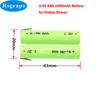 Набор никель-металлогидридных аккумуляторов AAA 2,4 В 1000 мАч для бритвенных станков Philips S5077 5070 S5078 RQ360 361 YS523 526 527 524HX3110