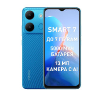 Смартфон Infinix Smart 7 3/64 ГБ, синий