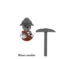 Триллер для Хэллоуина KidsToys, фигурки героев мультфильмов, модели выживших зомби в сборе, маленькие частицы, строительные блоки, подарки